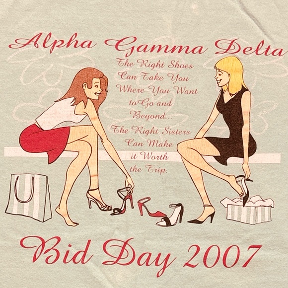 2007 Alpha Gamma Delta t-shirt - Picture 5 of 8